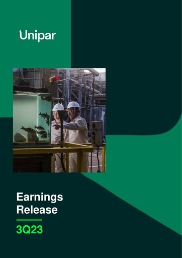 Miniature Unipar Carbocloro Rapport trimestriel 2023-q3