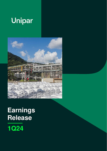 Miniature Unipar Carbocloro Rapport trimestriel 2024-q1