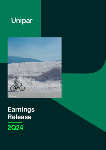 Miniature Unipar Carbocloro Rapport trimestriel 2024-q2