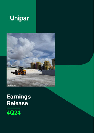 Miniature Unipar Carbocloro Rapport trimestriel 2024-q4