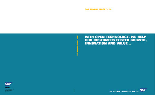 Thumbnail SAP Annual Report 2001