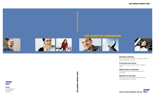 Thumbnail SAP Annual Report 2003