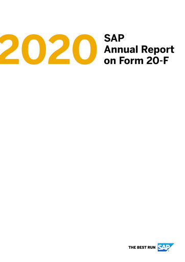 Thumbnail SAP Annual Report 2020