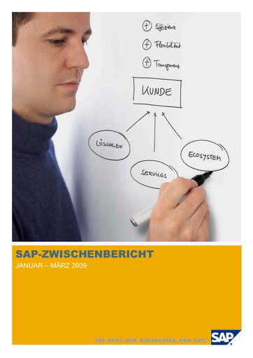 Miniature SAP Rapport trimestriel 2009-q1