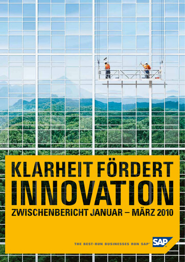 Miniature SAP Rapport trimestriel 2010-q1