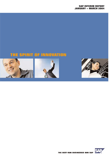 Miniature SAP Rapport trimestriel 2004-q1