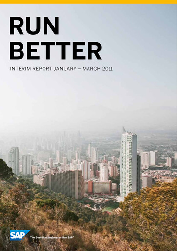 Miniature SAP Rapport trimestriel 2011-q1