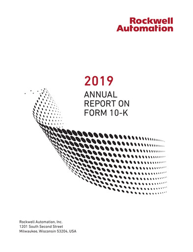 Thumbnail Rockwell Automation
 Annual Report 2019