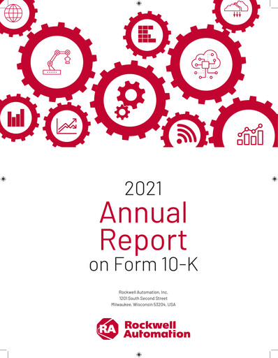 Thumbnail Rockwell Automation
 Annual Report 2021