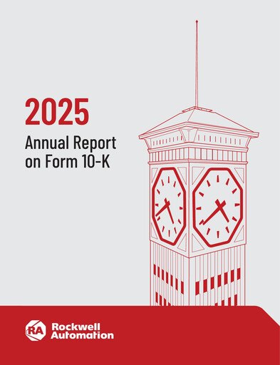Thumbnail Rockwell Automation
 Annual Report 2025