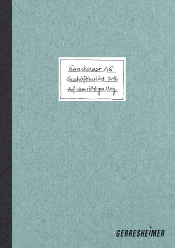 Thumbnail Gerresheimer Annual Report 2016