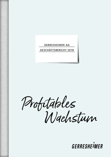 Thumbnail Gerresheimer Annual Report 2018