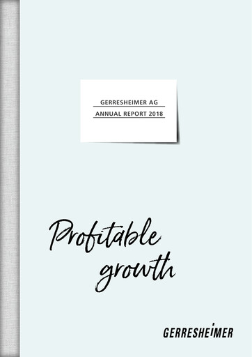 Thumbnail Gerresheimer Annual Report 2018