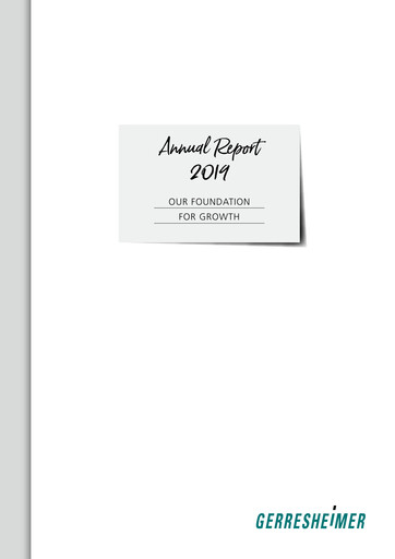 Thumbnail Gerresheimer Annual Report 2019