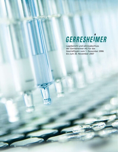 Thumbnail Gerresheimer Financial Statement 2007