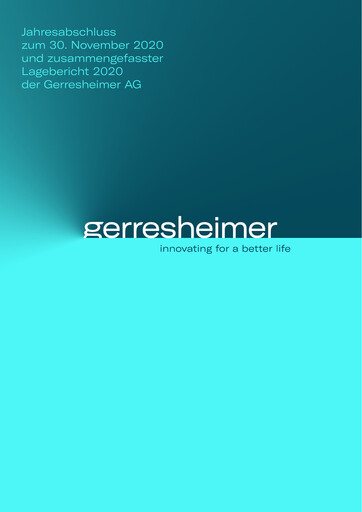 Thumbnail Gerresheimer Financial Statement 2020