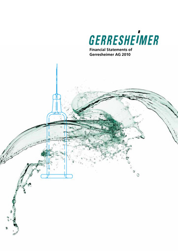 Vorschaubild Gerresheimer Finanzmitteilung 2010