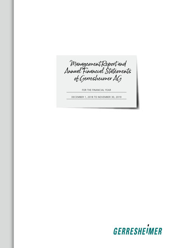 Vorschaubild Gerresheimer Finanzmitteilung 2019