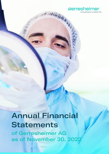 Vorschaubild Gerresheimer Finanzmitteilung 2022