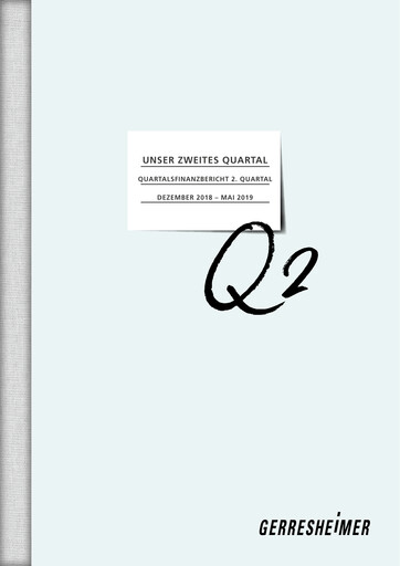 Miniature Gerresheimer Rapport semestriel 2019-h1