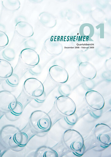 Miniature Gerresheimer Rapport trimestriel 2009-q1