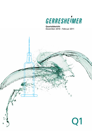 Miniature Gerresheimer Rapport trimestriel 2011-q1