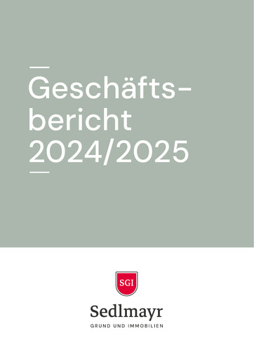 Miniature Sedlmayr Grund und Immobilien AG Rapport annuel 2024-2025