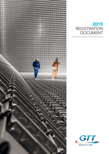 Thumbnail Gaztransport & Technigaz Universal Registration Document 2015