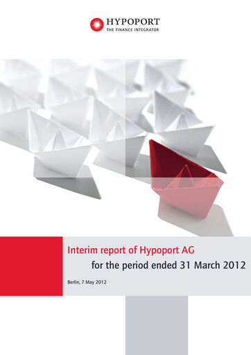 Miniature Hypoport Rapport trimestriel 2012-q1