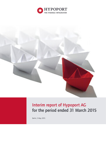 Miniature Hypoport Rapport trimestriel 2015-q1