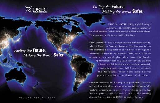 Thumbnail Centrus Energy Annual Report 2003