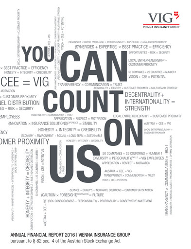 Thumbnail Vienna Insurance Group Financial Report 2016