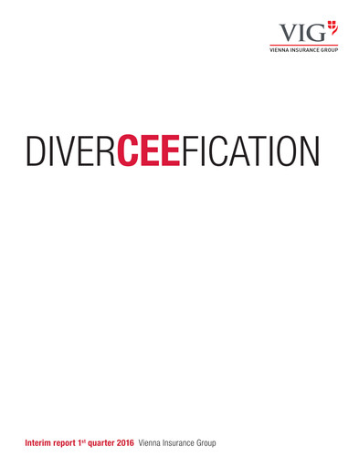 Vorschaubild Vienna Insurance Group Quartalsbericht 2016-q1