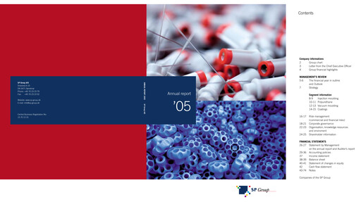 Miniature SP Group A/S Rapport annuel 2005