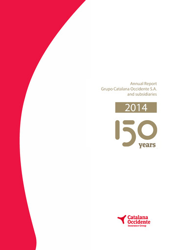 Thumbnail Grupo Catalana Occidente Annual Report 2014