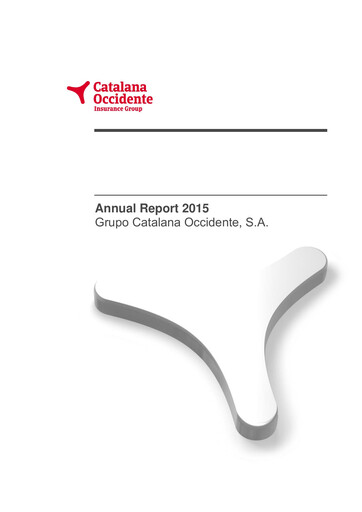 Thumbnail Grupo Catalana Occidente Annual Report 2015