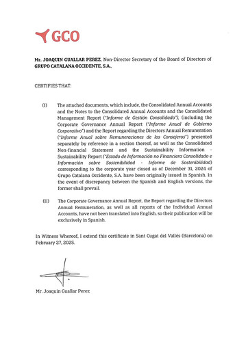 Thumbnail Grupo Catalana Occidente Financial Report 2024