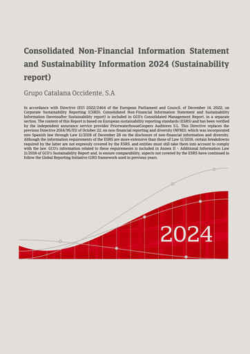 Thumbnail Grupo Catalana Occidente Sustainability Report 2024