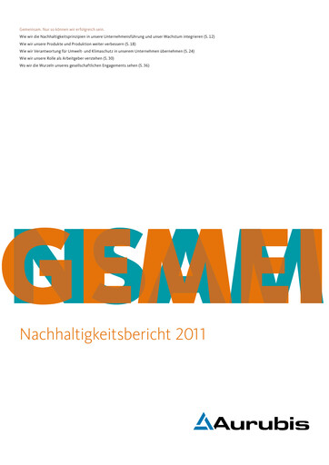 Miniature Aurubis Rapport de durabilité 2011