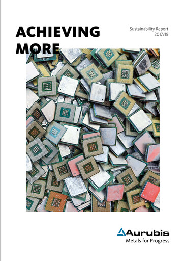 Thumbnail Aurubis Sustainability Report 2018