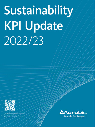 Vorschaubild Aurubis Nachhaltigkeitsbericht 2022-2023