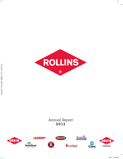 Thumbnail Rollins Annual Report 2013