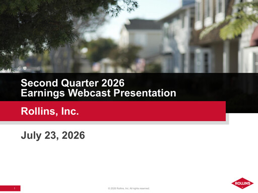 Thumbnail Rollins Quarterly Report 2026-q2