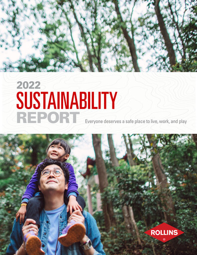 Thumbnail Rollins Sustainability Report 2022