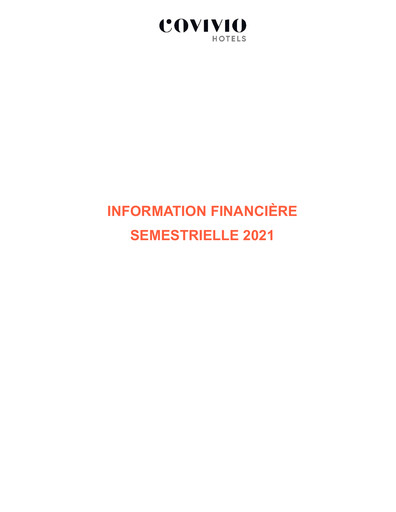 Thumbnail Covivio Hotels
 Half-year Report 2021-h1