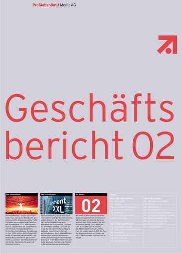 Thumbnail ProSiebenSat.1 Media
 Annual Report 2002