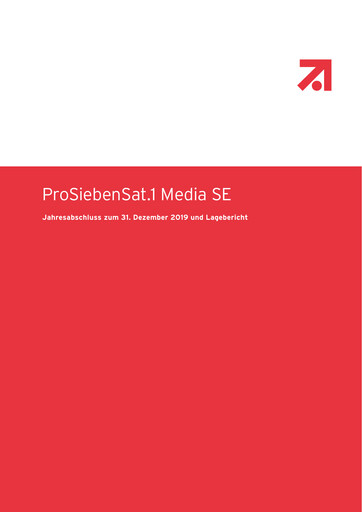 Thumbnail ProSiebenSat.1 Media
 Financial Statement 2019