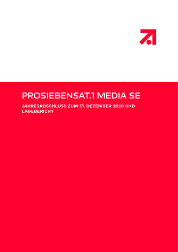 Thumbnail ProSiebenSat.1 Media
 Financial Statement 2020