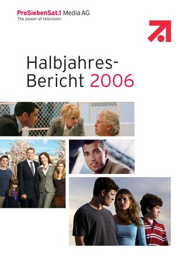 Vorschaubild ProSiebenSat.1 Media
 Halbjahresbericht 2006-h1