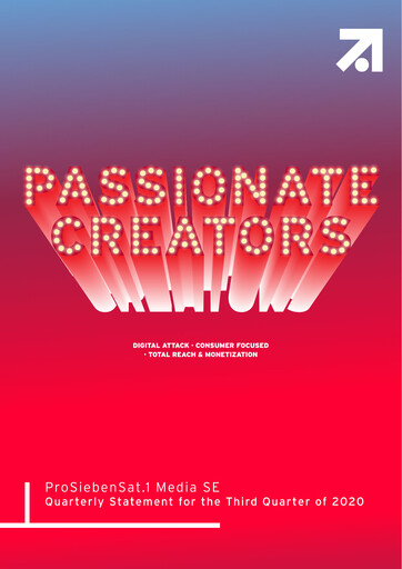 Thumbnail ProSiebenSat.1 Media
 Quarterly Report 2020-q3